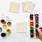 100 Pieces 3 x 3 Inches Unfinished Wood Squares Pieces, 3mm 1/8" Natural Plywood Sheets Wood Coasters Wooden Square Cutouts for Crafts, Painting, DIY, Engraving and Carving, Home Decor
